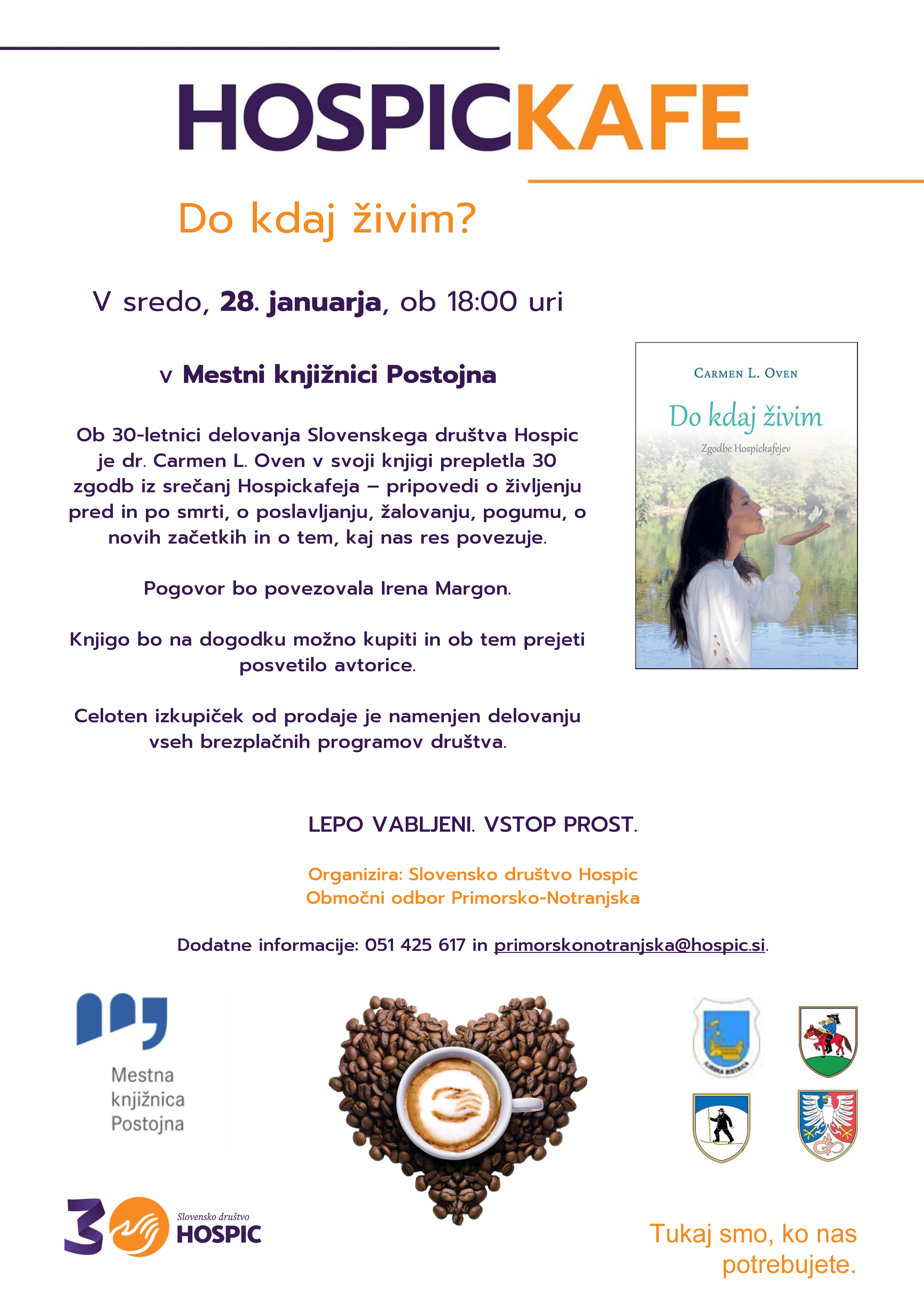 Vabilo Do kdaj živim 28.1.26 Postojna